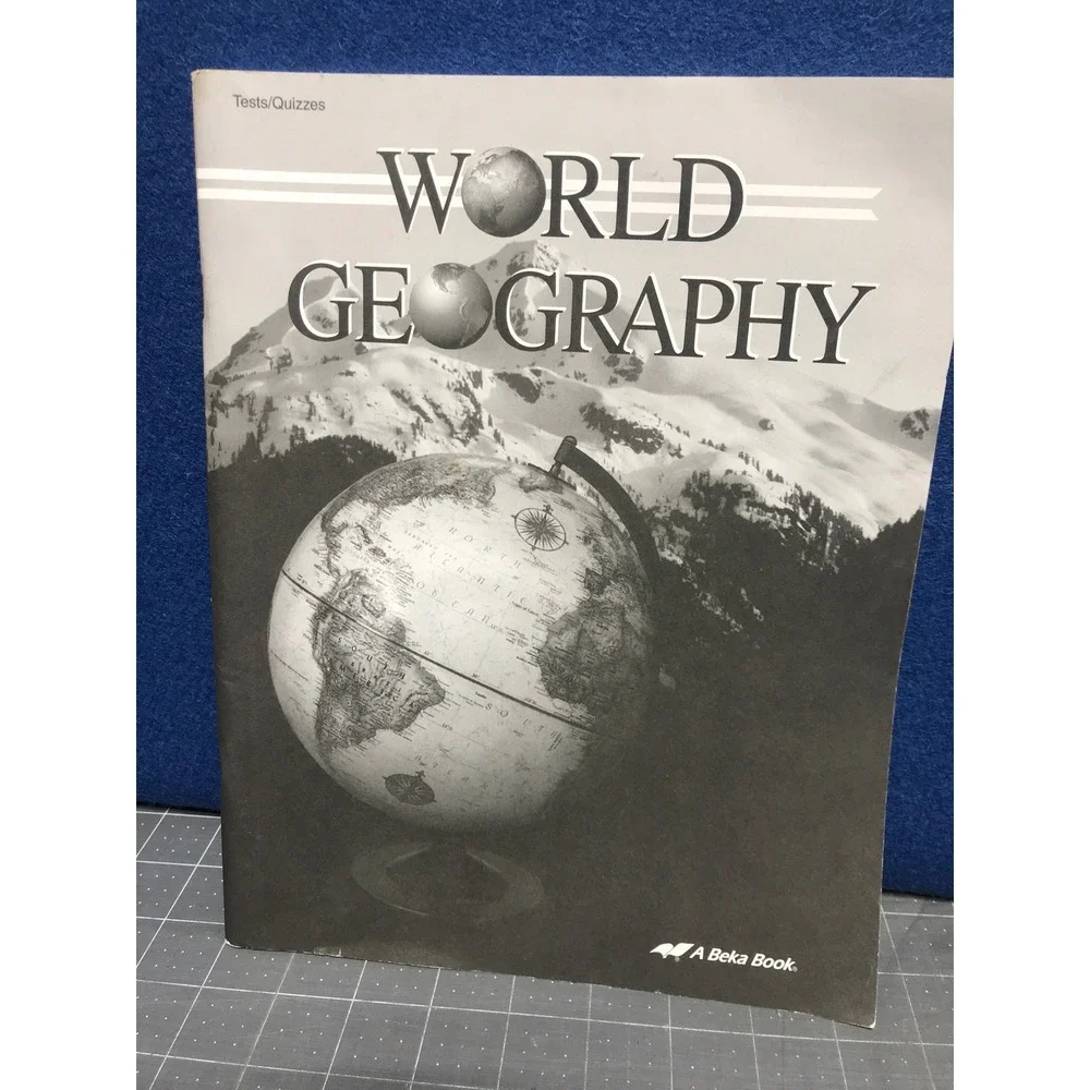 ABeka World Geography‎ Text Teacher Guide Test Quiz Key Lot